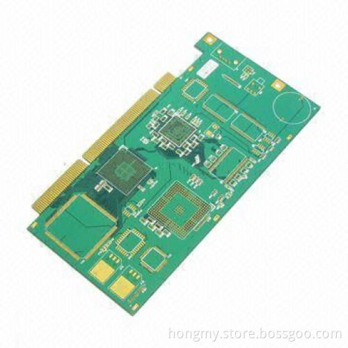 Double-sided PCB, Made of FR-4 Material with Gold Finger PCB, OSP Surface Finishing